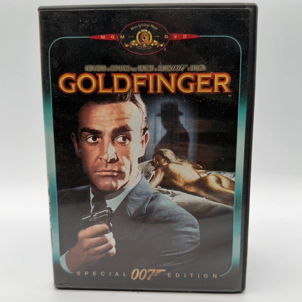 James Bond 007 Goldfinger Special Edition DVD Sean Connery 1999 MGM Widescreen